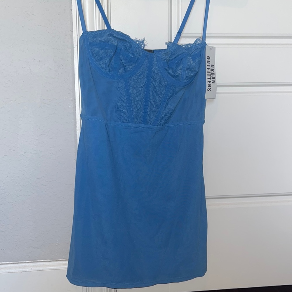 Brand New Urban Outfitters XS Love Bustier Mini Dress